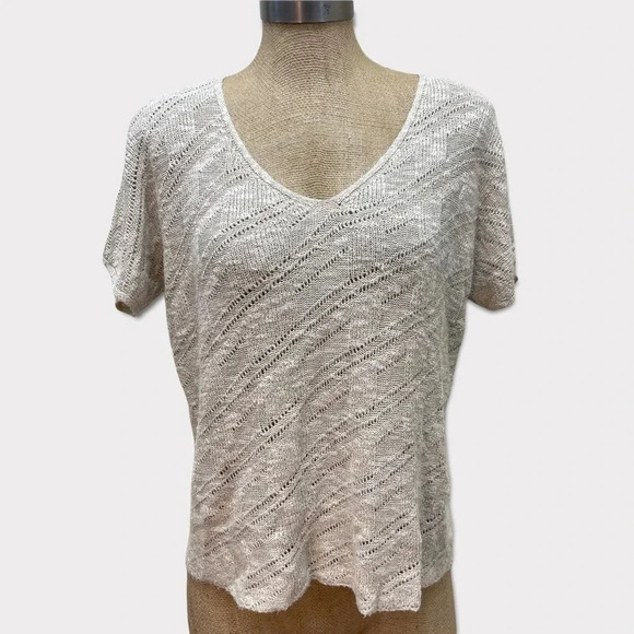 EILEEN Fisher Italian Yarn Linen Top‎ XS - Picture 1 of 5
